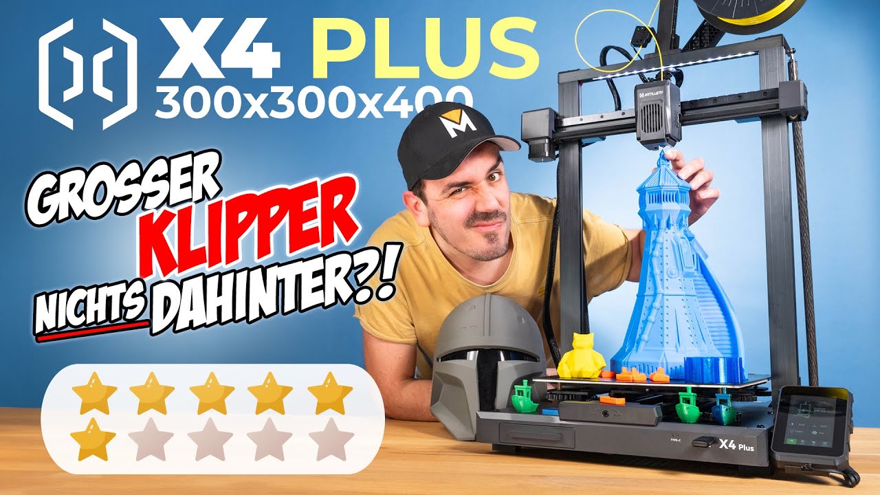 Artillery Sidewinder X4 Plus | Großer Klipper 3D Drucker, ABER! (Test 2024)