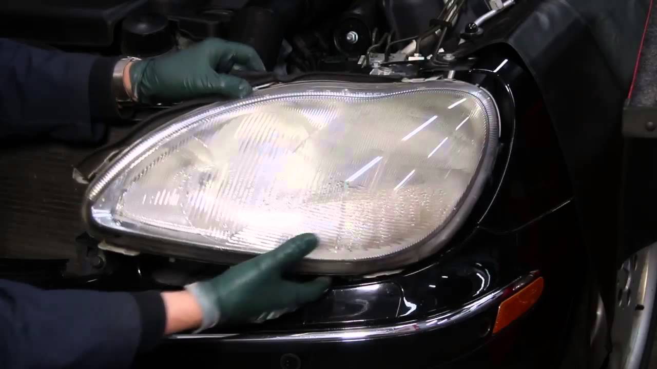 Mercedes W220 S500 S430 Headlight Removal and Replacement
