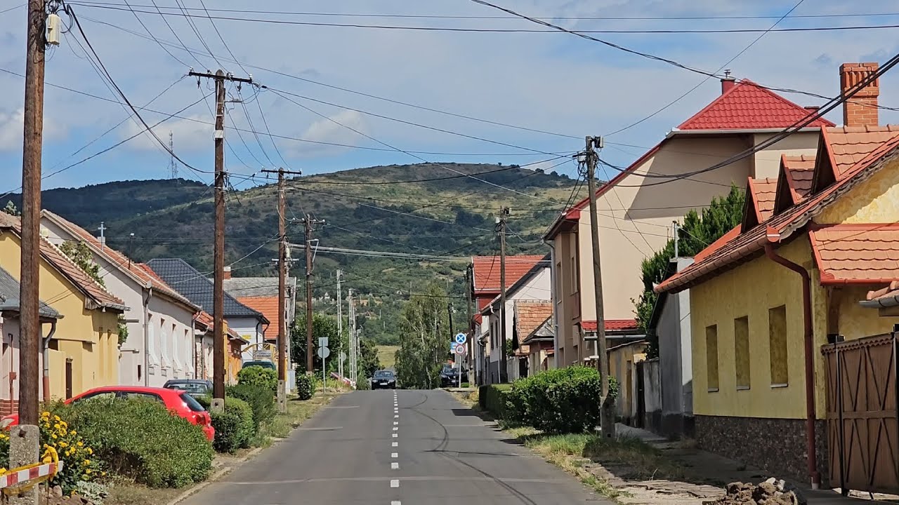 4k 60fps Hungary -  Walking Tour In Gyöngyös