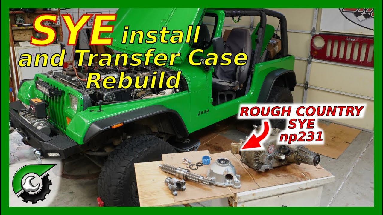 How to install SYE: Rough Country Slip Yoke Eliminator Kit np231 (Part 3)
