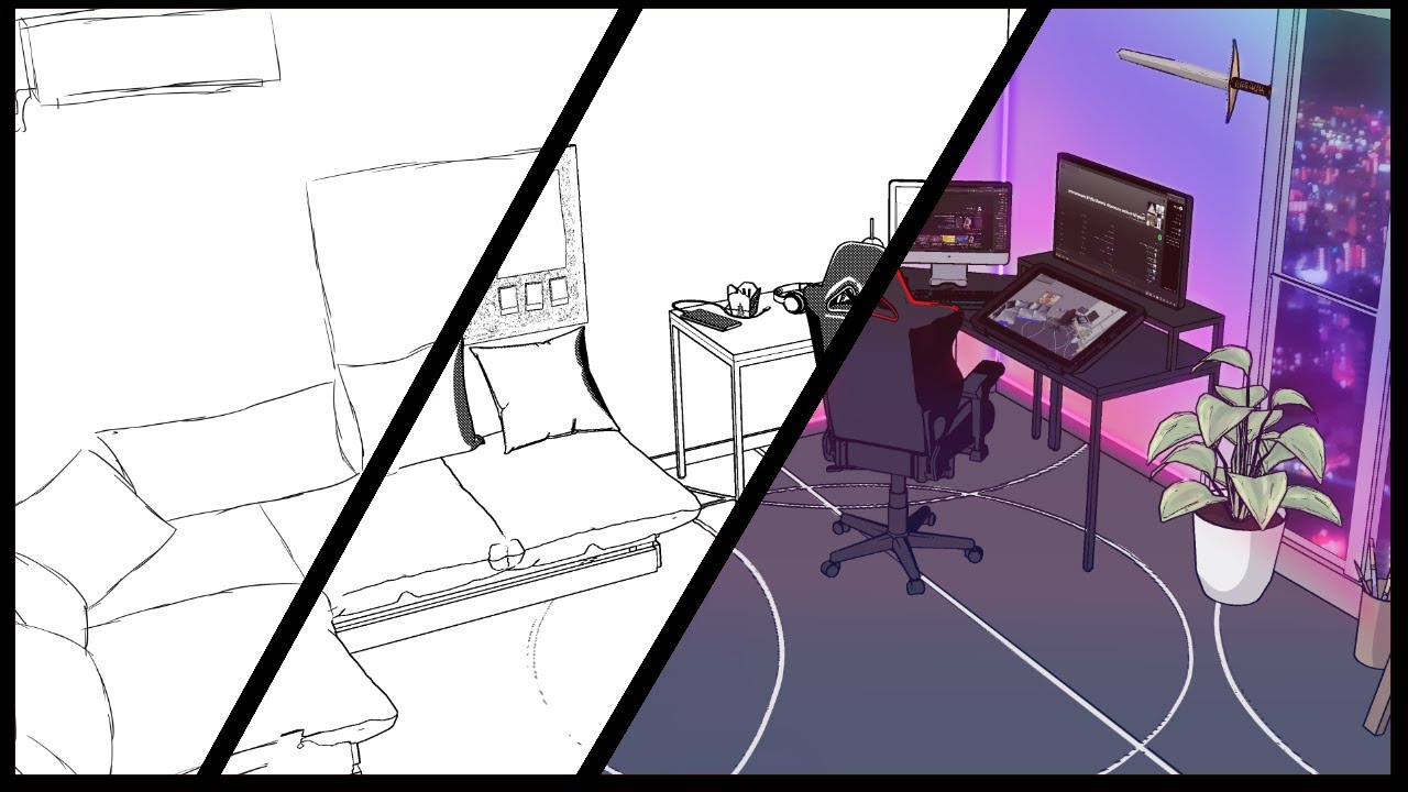 MAKE A 3D ROOM FOR WEBTOON BACKGROUNDS ✨