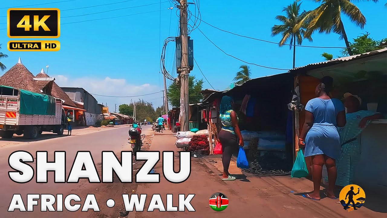 Walking Through Shanzu Mombasa. What This Kenyan Village Looks Like | 4K