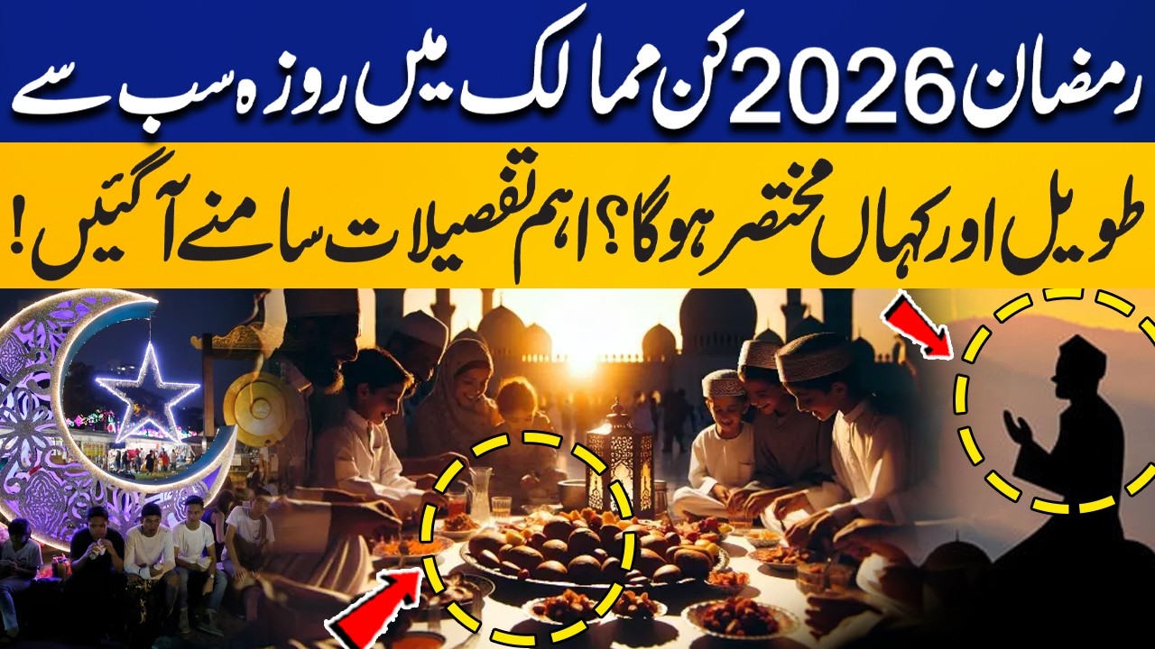 Which Countries will Have the Longest and the Shortest Fast in Ramadan 2026? | Capital TV