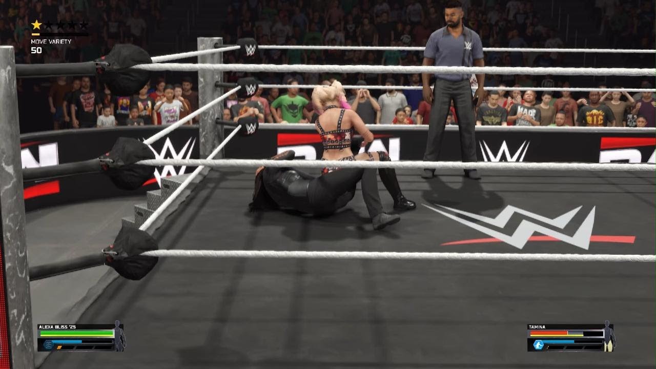 WWE 2K25: World Tour vs Tamina