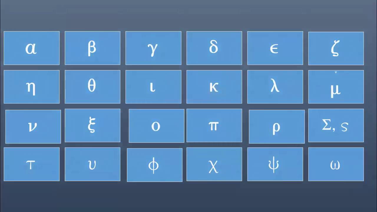 Alfabeto Griego