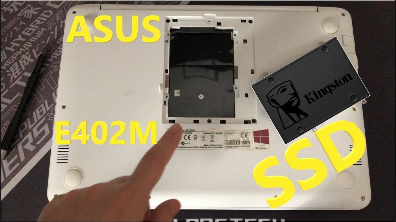 ASUS E402M SSD UPGRADE KINGSTON A400