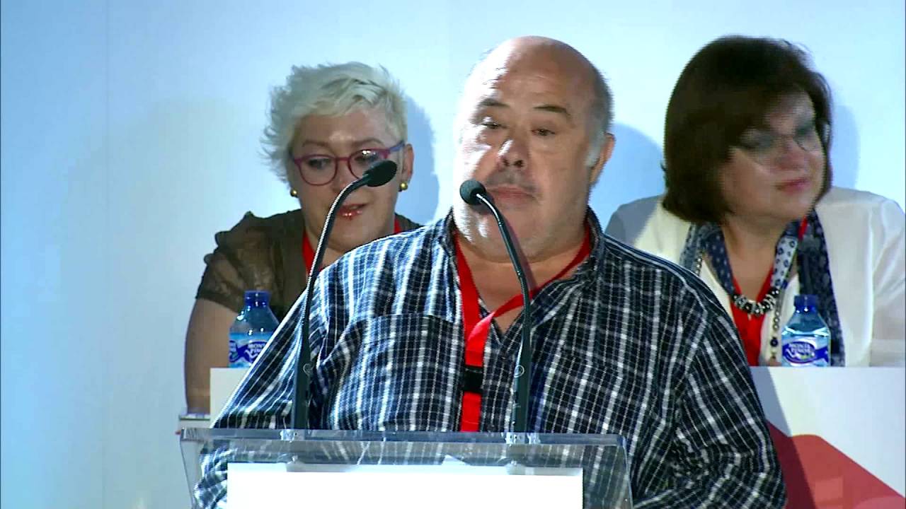 Luis Lozano, Secretario General FeSP UGT-PV cierra el Congreso Consituyente de FeSP UGT-PV