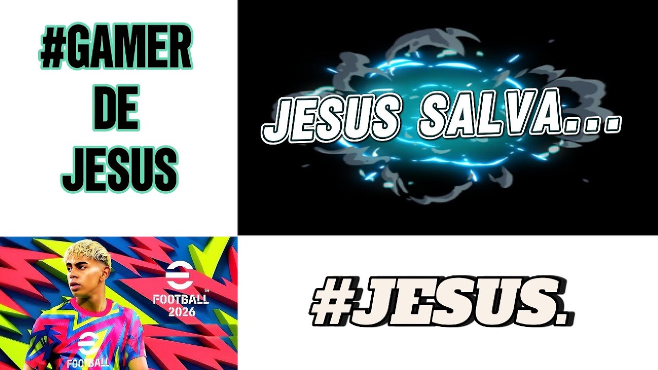 #efootball26 #SÓJESUSSALVA #FilhoDEDEUS #CRIAÇÃODEDEUS #BÍBLIASAGRADA @joaolucasdemelo976