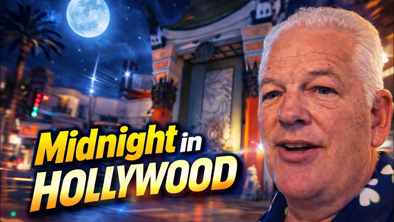 Vlog 59:  Well After Midnight on Hollywood Boulevard...Work Detour Gone Wild & YouTuber Meetups!