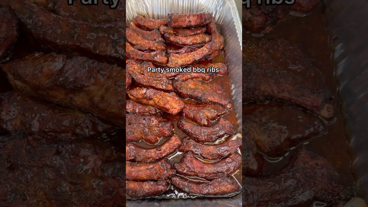 Smoked party ribs