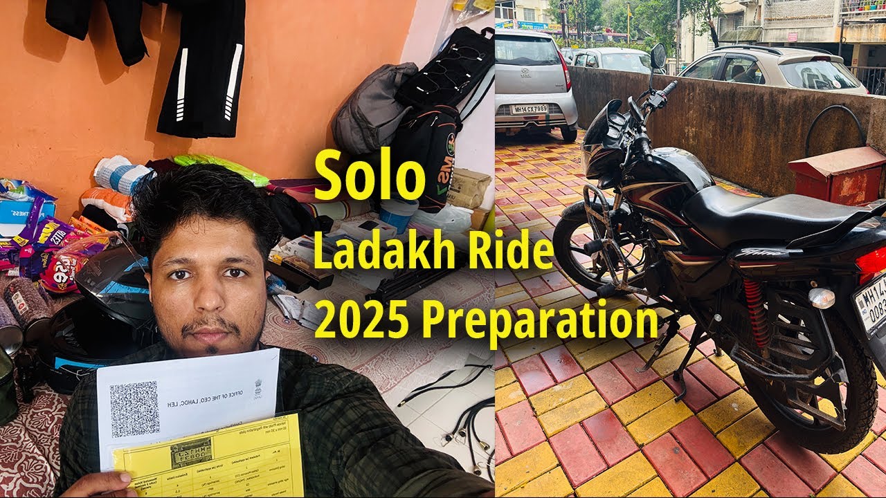 Chinchwad (Pune) to LADAKH RIDE | Ride Preparation | Nisarg Moto (Marathi) - Vlog 01