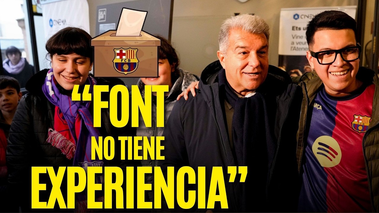 🔥 JOAN LAPORTA carga contra VÍCTOR FONT: “No tiene experiencia” 🔵🔴ELECCIONES BARÇA 2026