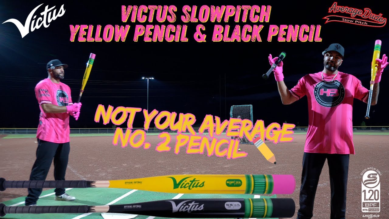 Victus Slowpitch Yellow Pencil & Black Pencil | USSSA Slowpitch Bat Review