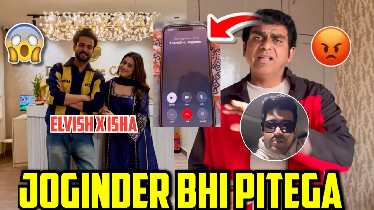 OMG😅- Elvish Yadav With Isha Malviya In Chandigarh,Anoop Masterji Vs Thara Bhai Joginder 
