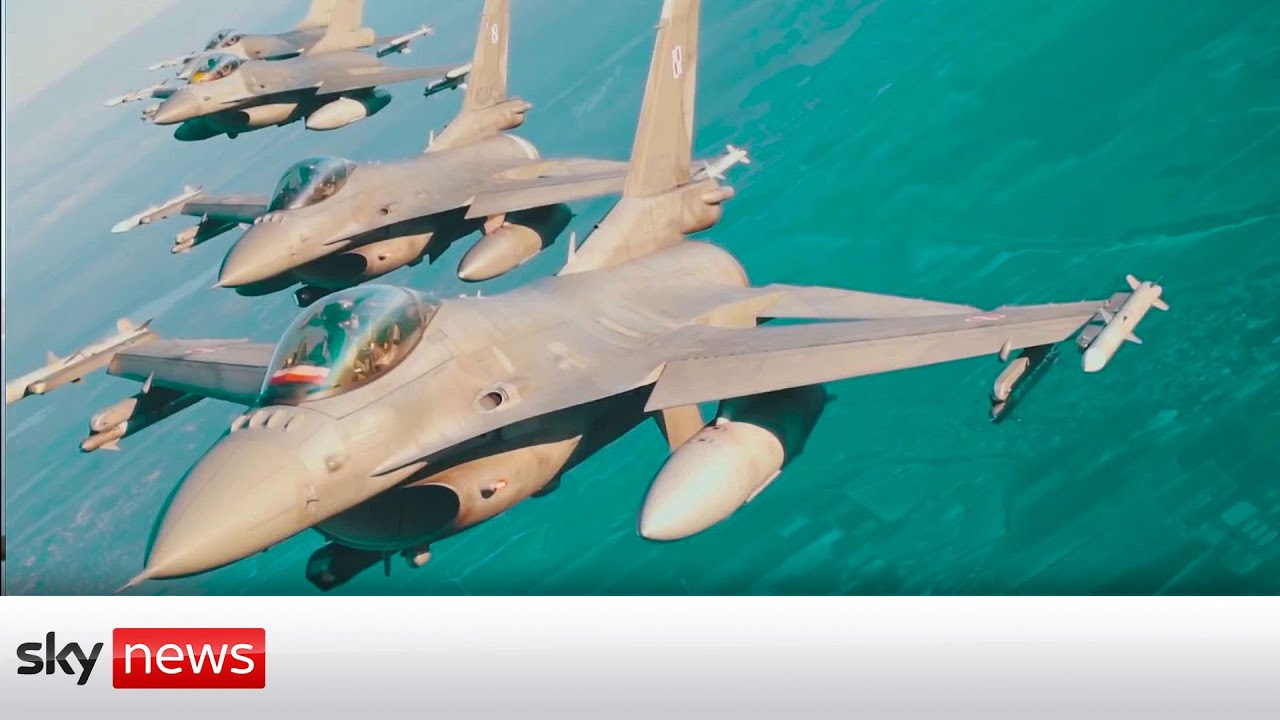 NATO sends Danish fighter jets to join Lithuanian air force as a deterrent to Russian invasion