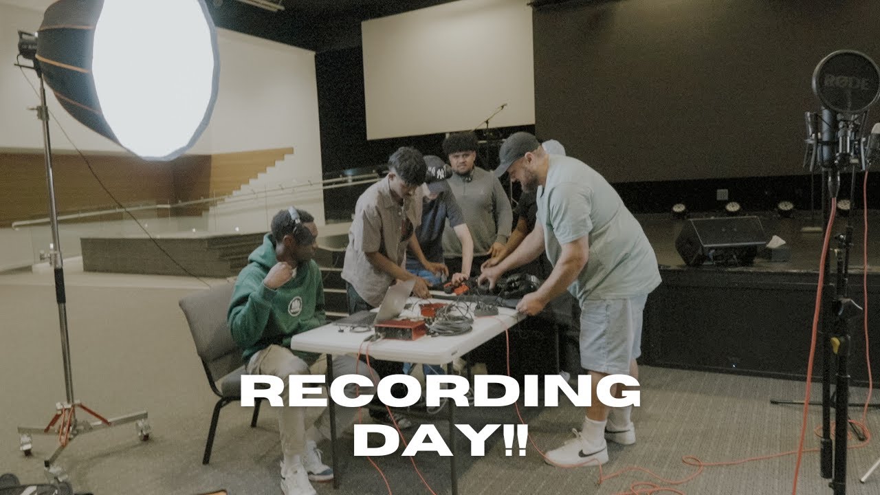Recording Day for Thank you (Psalms 100)