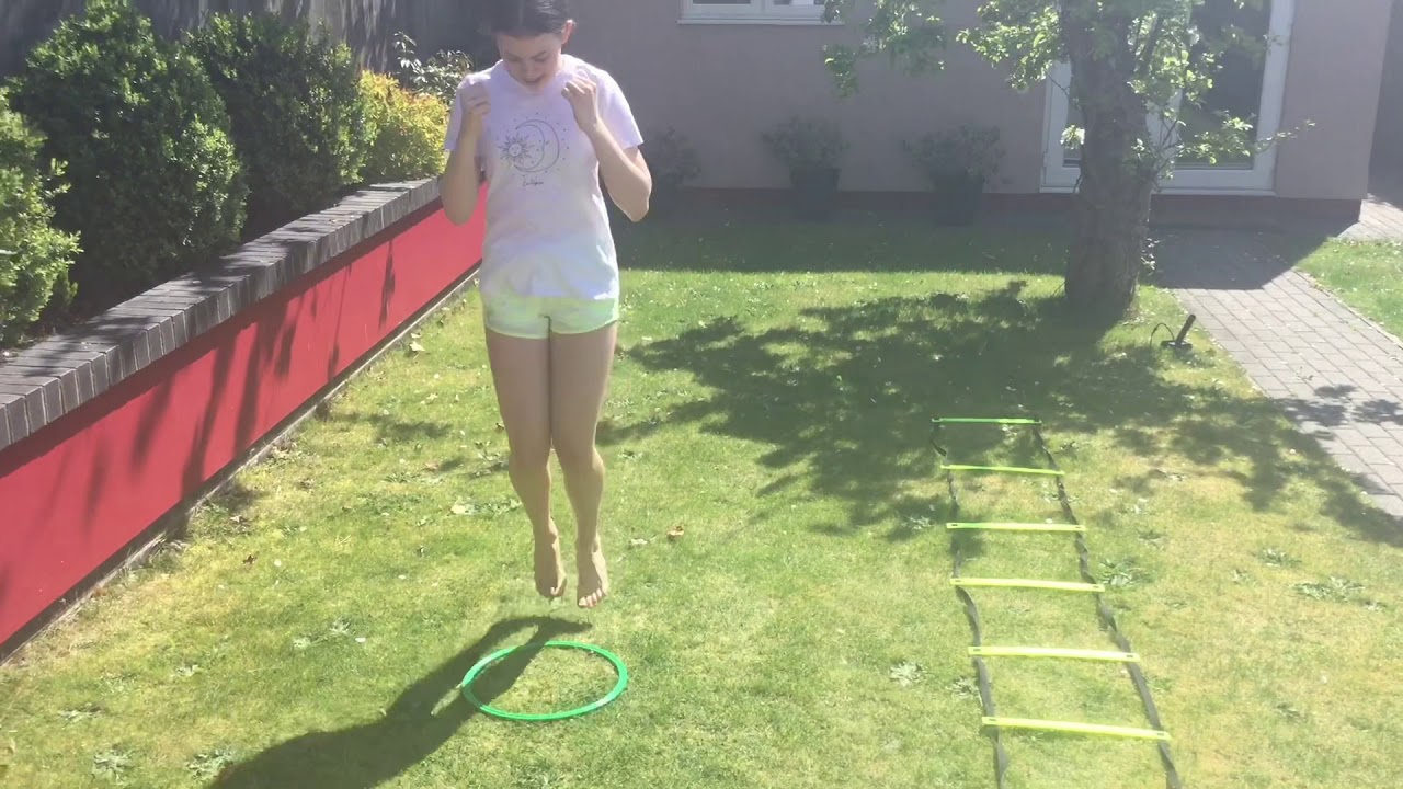 Kids & adult drills using a hoop
