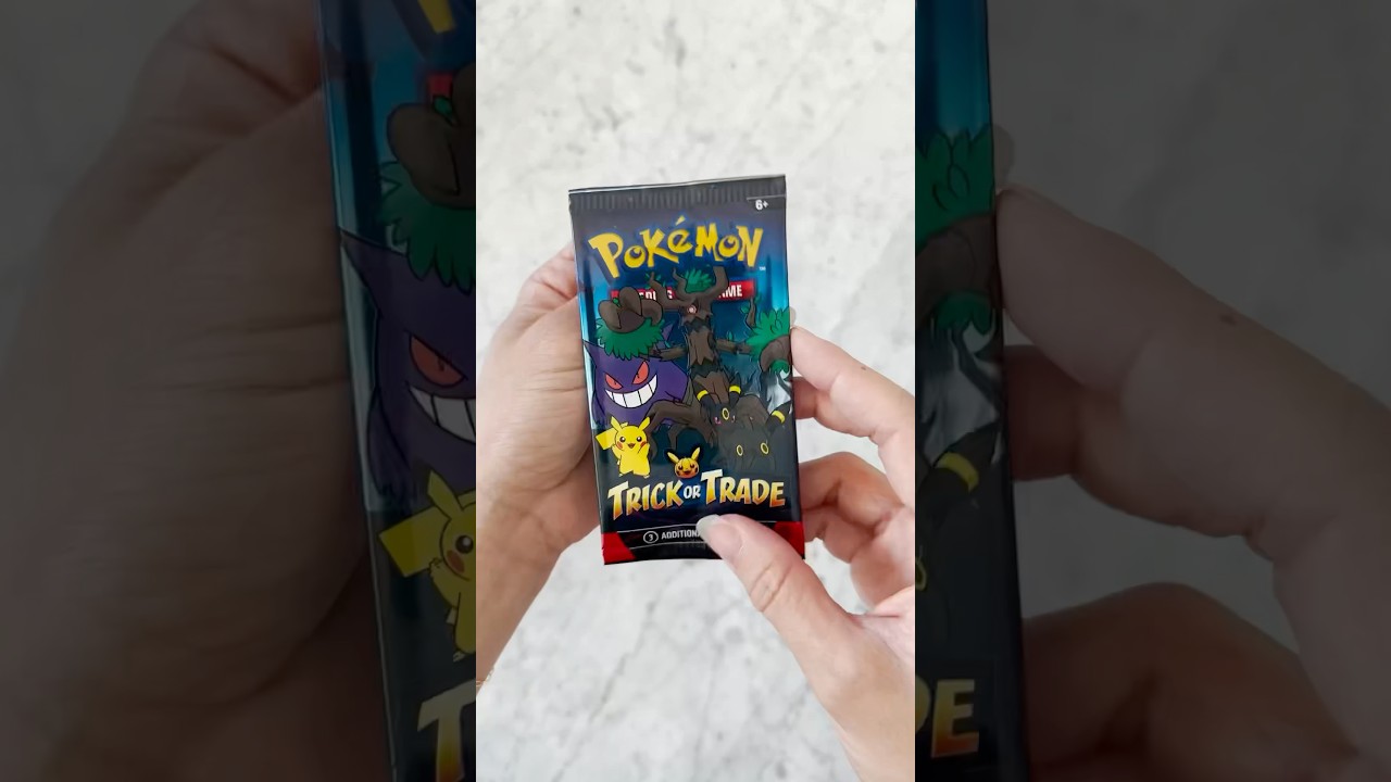 Opening Pok&eacute;mon&rsquo;s Trick or Trade Cards Booster Packs for Halloween