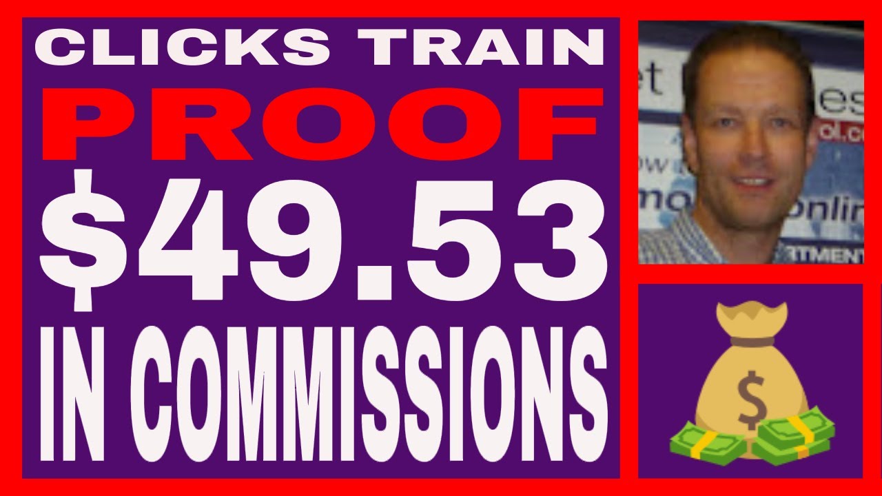 Clicks Train Review - $49.53 In Commissions - INCOME $ PROOF - Autopilot Buyers Traffic!!!
