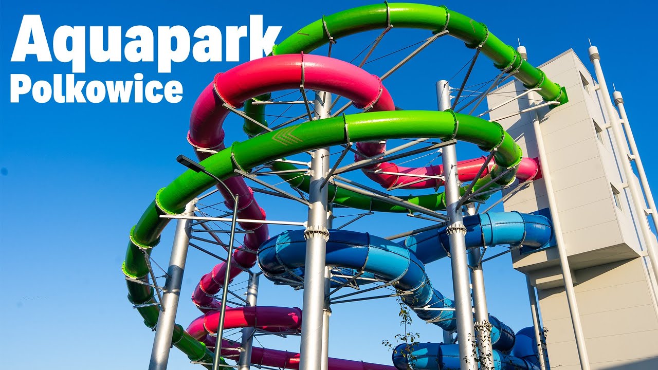 Renewed Water Park in Poland: Aquapark Polkowice | All Slides 2025