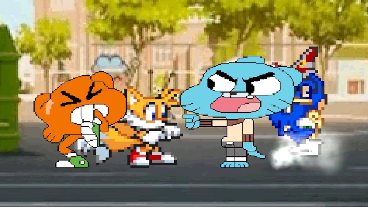TEAM DARWIN AND TAILS  vs  TEAM GUMBALL AND SONIC | FIRST TO REACH 3 WINS