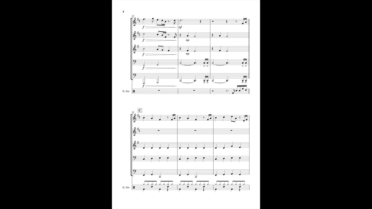 Go The Distance (Hercules OST) Arrangement for Brass Quintet #arrangement #brassquintet #sheetmusic