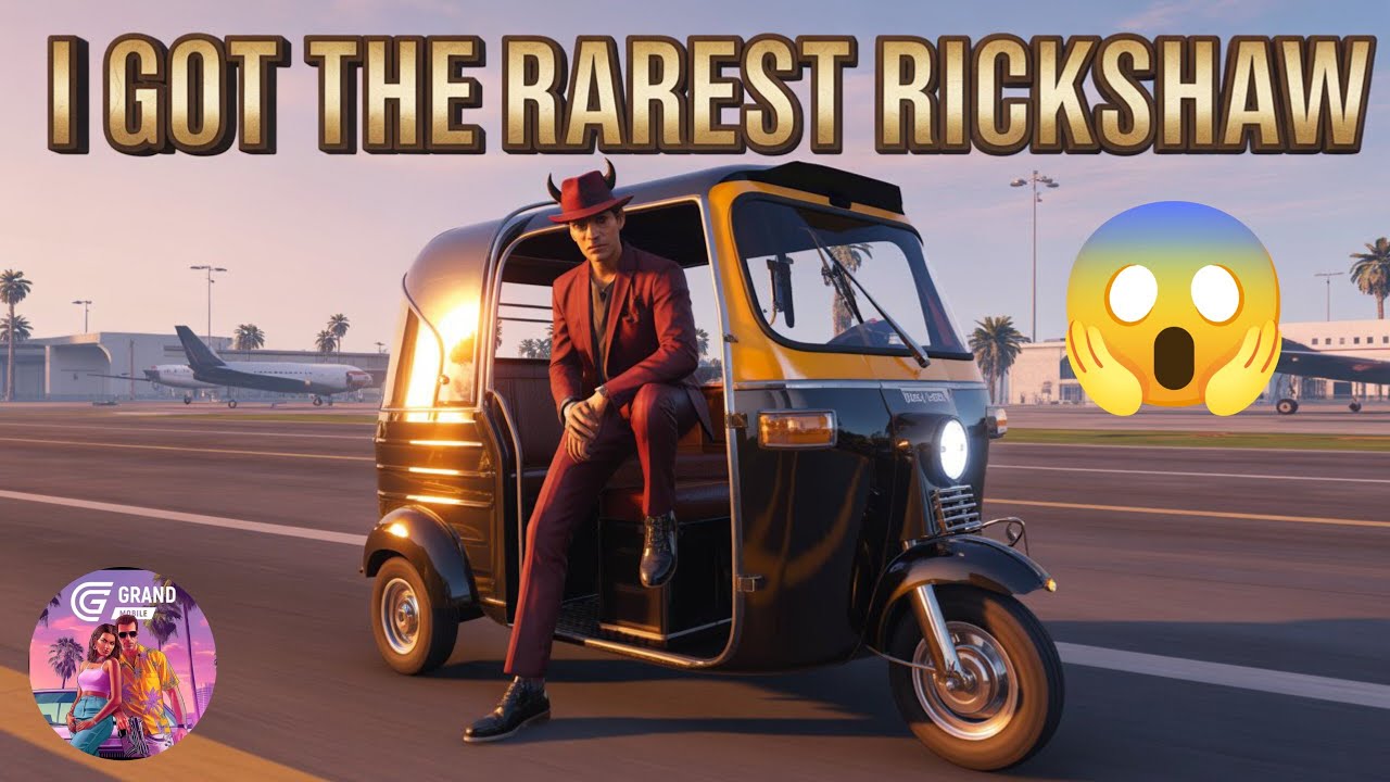 I GOT THE REAREST RICKSHAW 😱 Grand RP Mobile Life Simulator Game #gta #grandrpmobile #gaming #games 