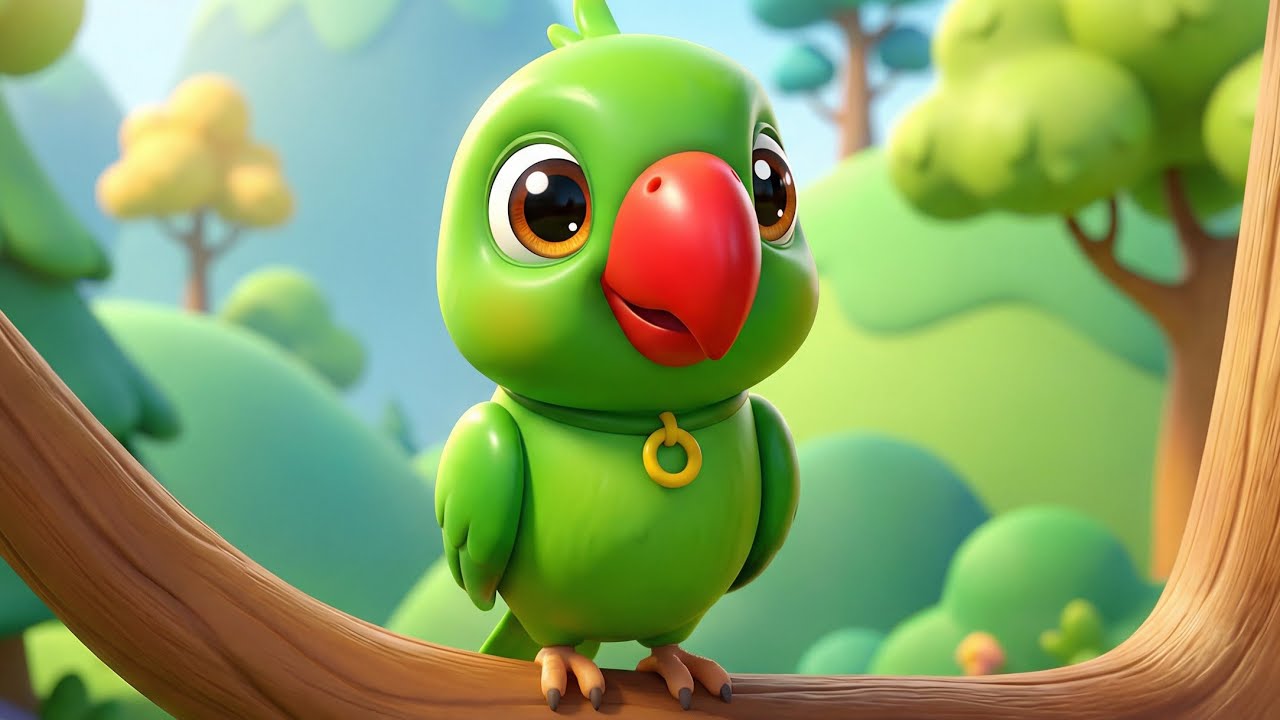 मैं तोता मैं तोता | Hindi Kids Song | Fun Nursery Rhyme Cartoon | kiyutoon 