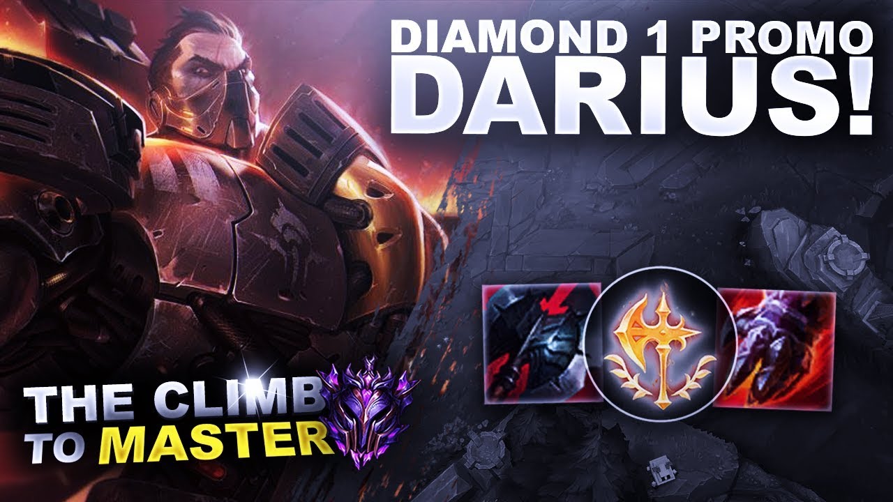 DIAMOND 1 PROMO ON DARIUS! - Climb to Master S9 | League of Legends