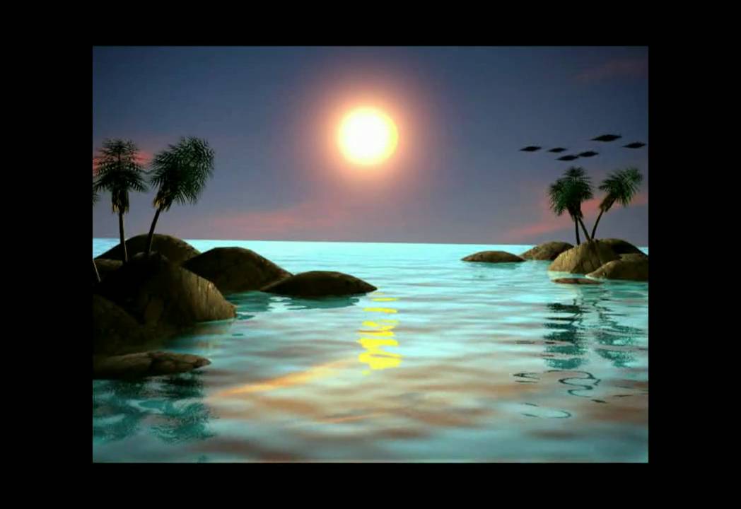 3d Sunrise Scene-By Dip Misra