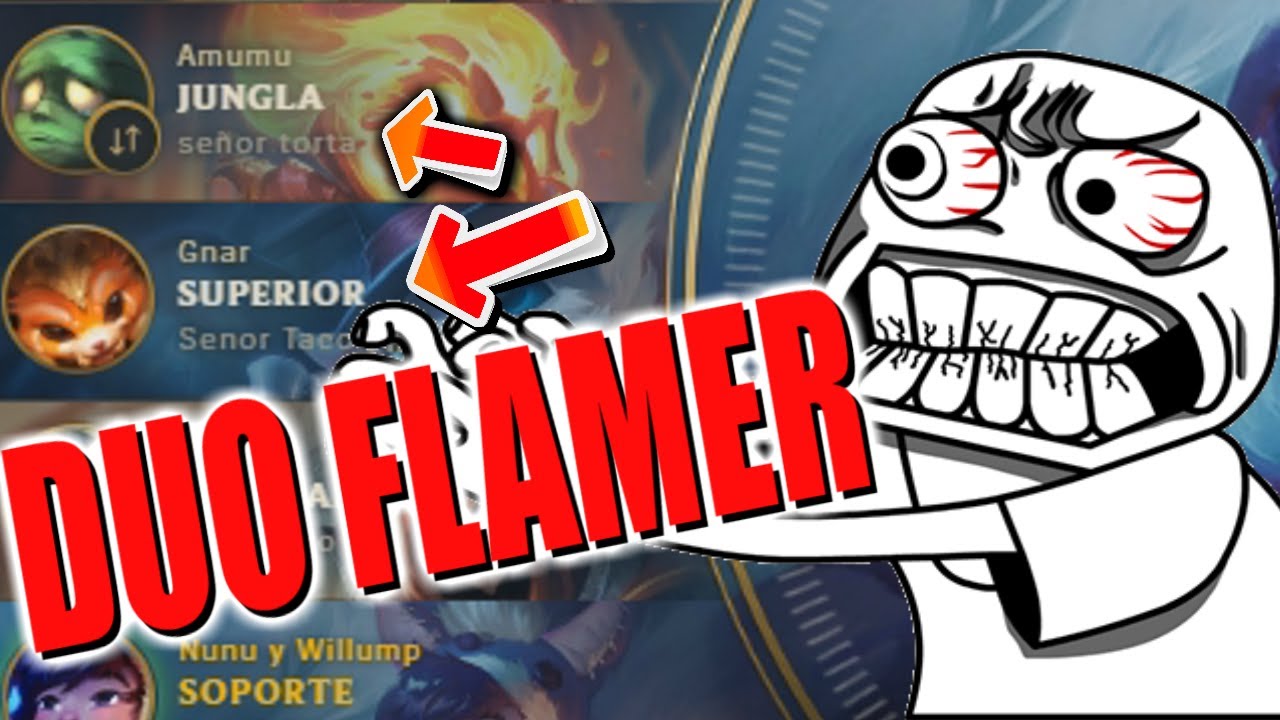 JUGUÉ CON EL DÚO MAS FLAMER DE LOL | RIOT POR FAS  HAGAN ALGO CON ELLOS