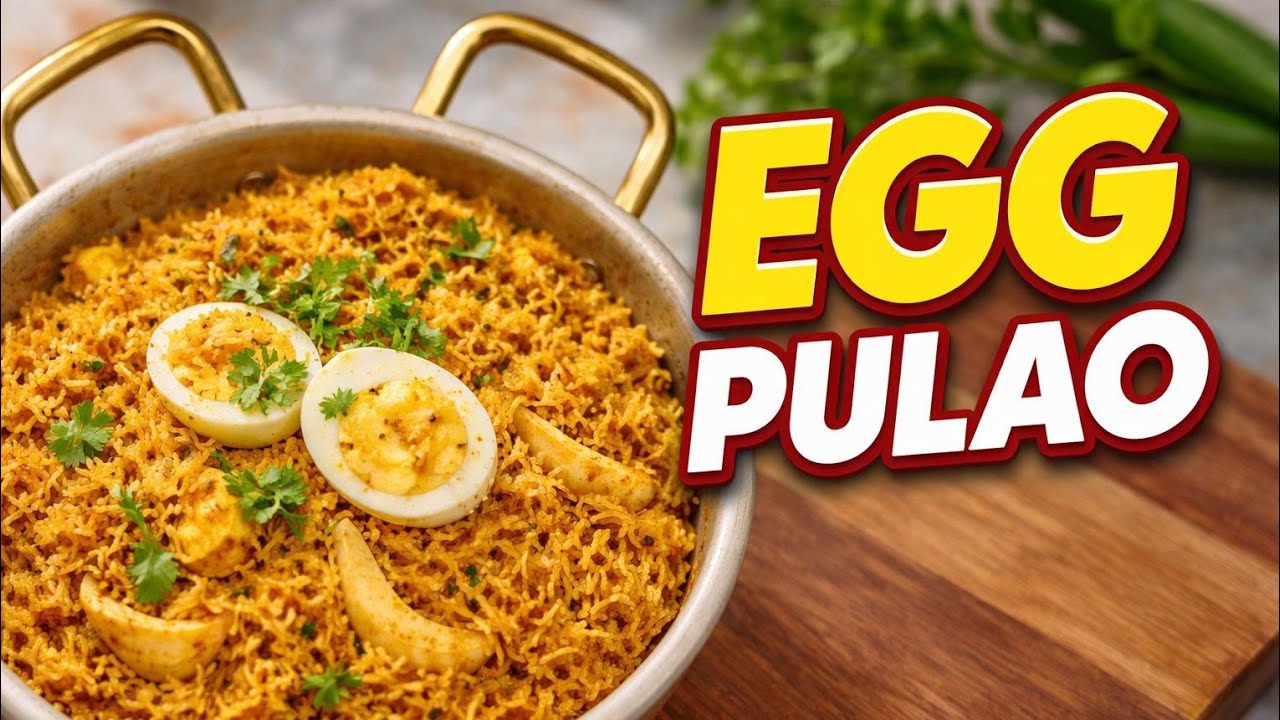 अंडे से ऐसा पुलाव बनाएं और लोगो को खिलाएं| anda pulao ki recipe #pulaorecipe #recipe #food #pulao 