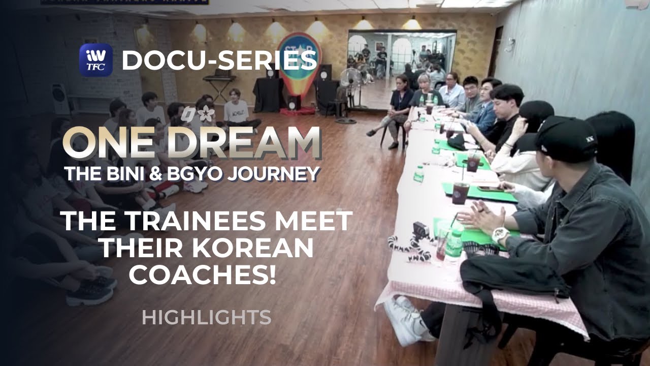 The trainees meet their Korean coaches! | One Dream The Journey Highlights
