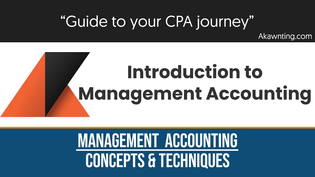 Introduction to Management Accounting