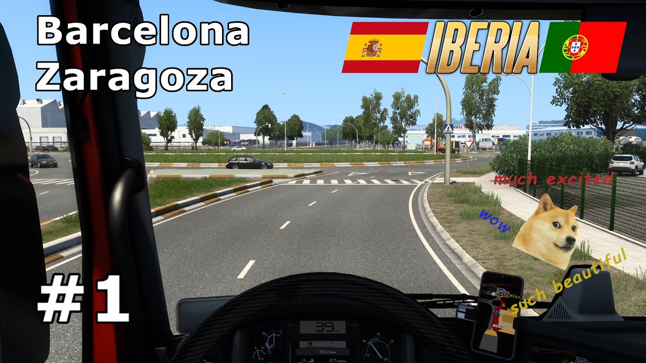 ETS2: Barcelona - Zaragoza (Iberia DLC) #1