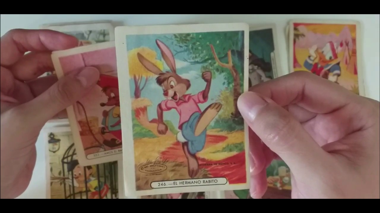 [ASMR] Colecci&oacute;n de Barajitas Antiguas de Personajes de Disney (Susurros/Whispers Espa&ntilde;ol Mx)