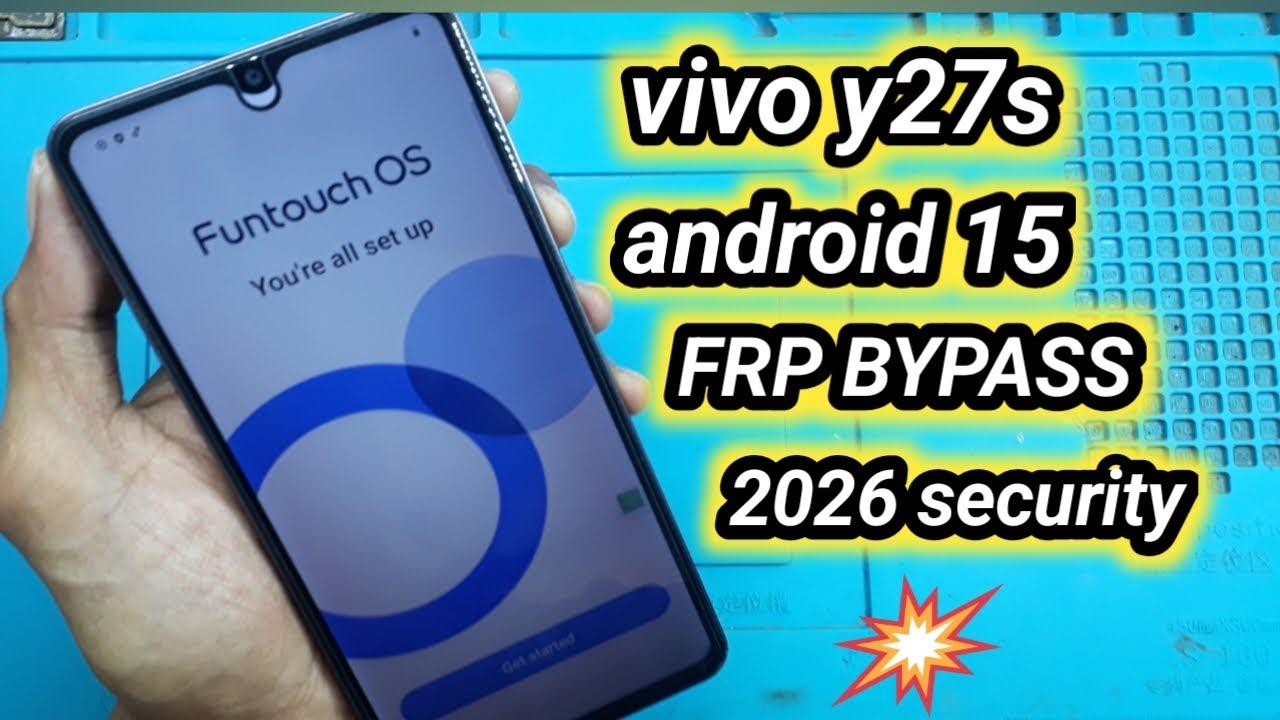 Vivo Y27s Android 15 Security 2026 Bypass Frp Google Account Lock | ALL Vivo Android 15 Frp Remove