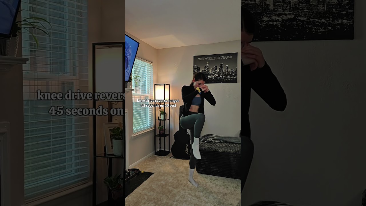 apartment friendly full body workout bodyweight only! ✨