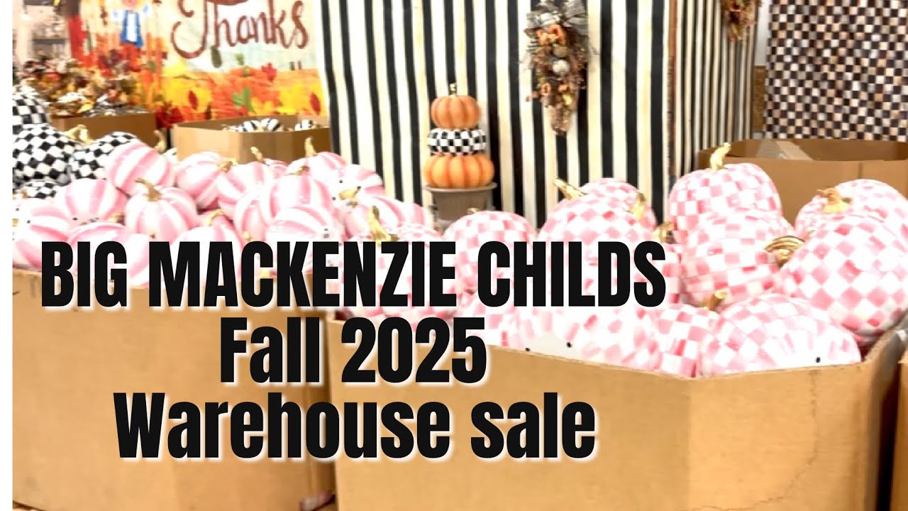 РАСПРОДАЖА СО СКЛАДОВ Mackenzie-Childs ОСЕНЬ 2025 / Покупайте вместе со мной / Декор для дома