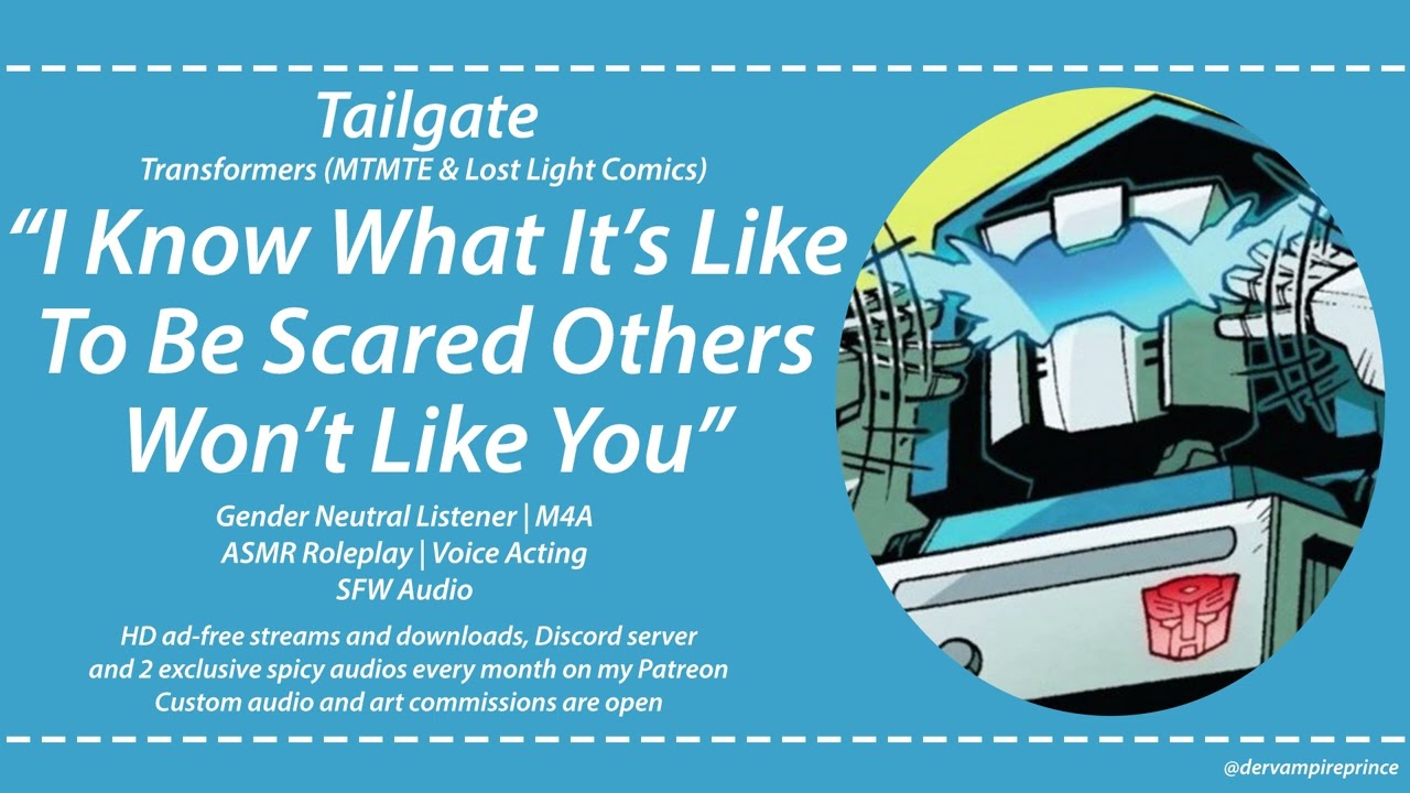 ASMR | Transformers - Comfort For Feeling Alone From Tailgate [M4A] [Platonic & Silly Flirting]