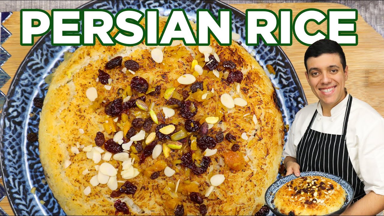 Лучший персидский рис | Как приготовить плов из риса с драгоценными камнями, отдыхая с Ленни
