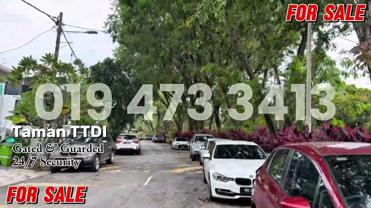 【TTDI】FOR SALE 2-STOREY TERRACE | 24&rsquo;x95&rsquo; LA 2,280sf | 5 MIN ONE UTAMA | 4 BEDROOMS 3 BATHS
