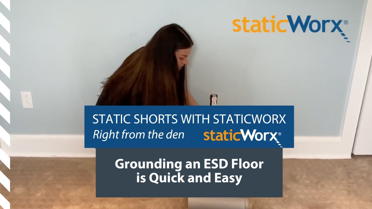 Grounding an ESD Floor is Quick and Easy