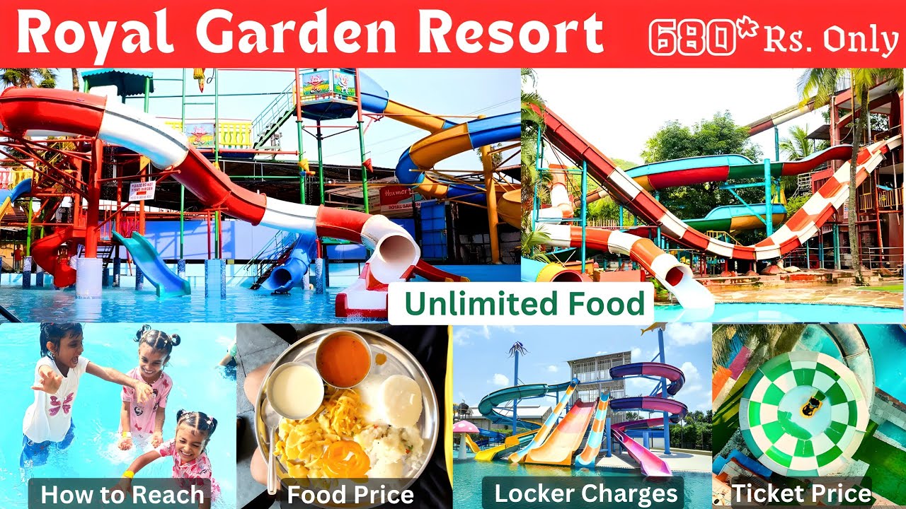 Royal garden resort water park | Royal garden resort vasai | A-Z Info Rides, Slides, Price & Food