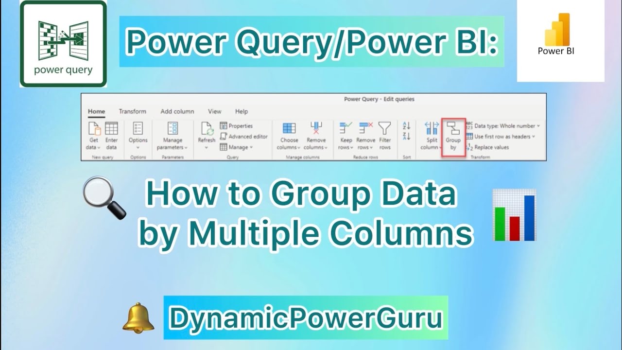 Power BI : How to group data by Multiple Columns?