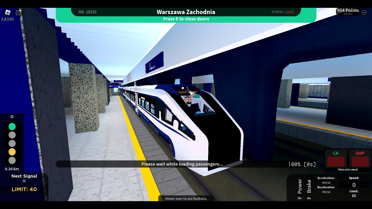 ROBLOX Gameplay z Dragonixem524: Warsaw Railway (Warszawska Kolej) Odc.5