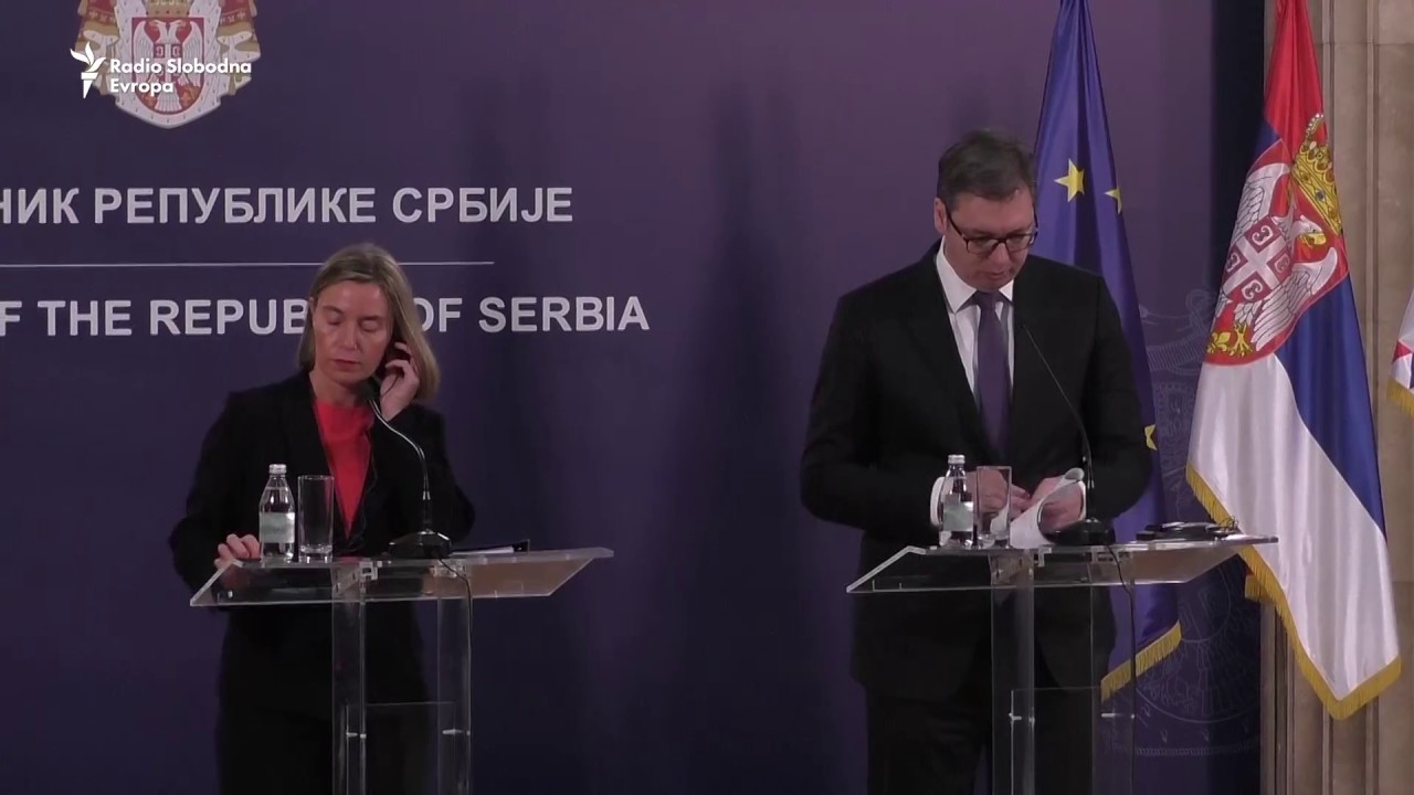Mogerini i Vučić: Nastavljamo put ka EU