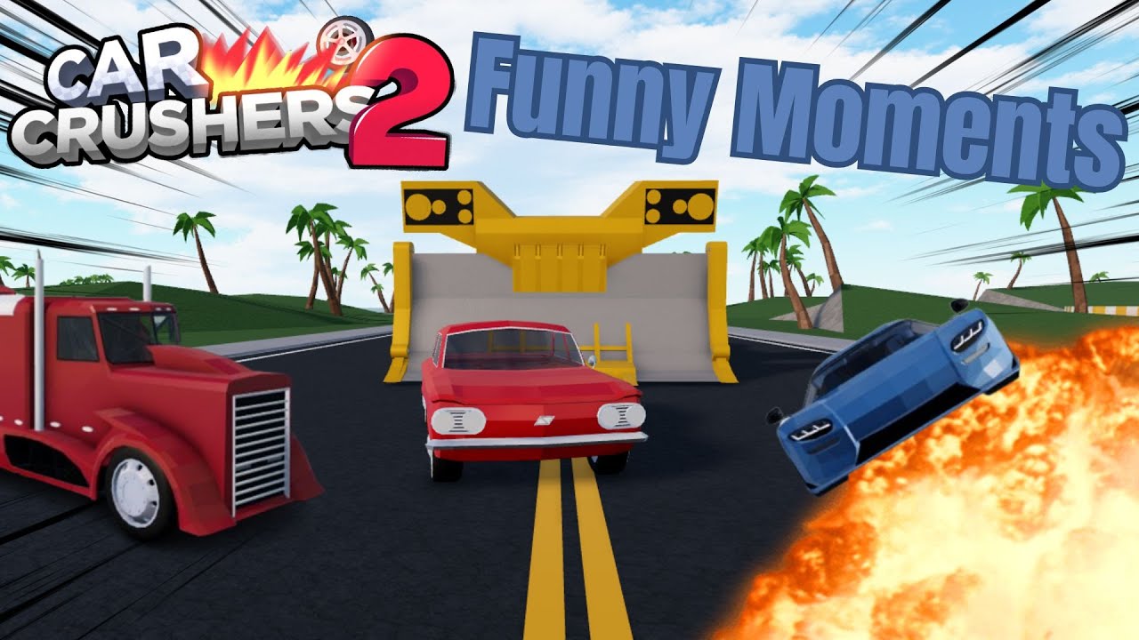 Funniest Car Crushers 2 Moments | ROBLOX Pt 1