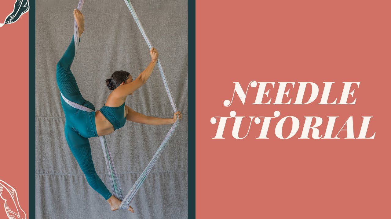 Hammock tutorial: Aerial yoga Tutorial: Crossback straddle to Needle