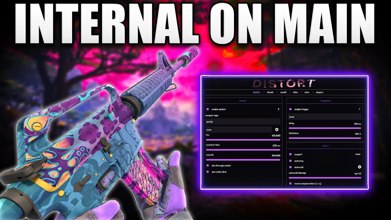 #CS2 Cheating on My MAIN Account with an Internal + Knife&hellip; 😳 | distort.wtf